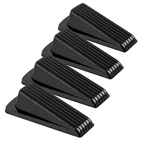 Smart Home 4 Pack Door Stoppers, Rubber for Bottom of Door, Rubber Kit