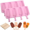 Smart Home WMKGG Popsicle Silicone Molds Set, 2 PCS Ice Set