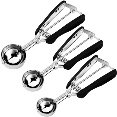 HOMURE H Cookie Scoop Set, Include 1 Tbsp/2 Tbsp/3 for Daily Use
