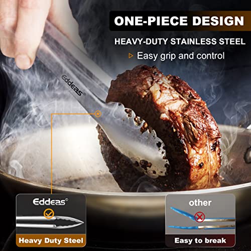 Smart Home Tongs For Cooking - Heat Resistant 600 Degrees Essentials