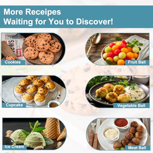 HOMURE H Cookie Scoop Set, Include 1 Tbsp/2 Tbsp/3 for Daily Use
