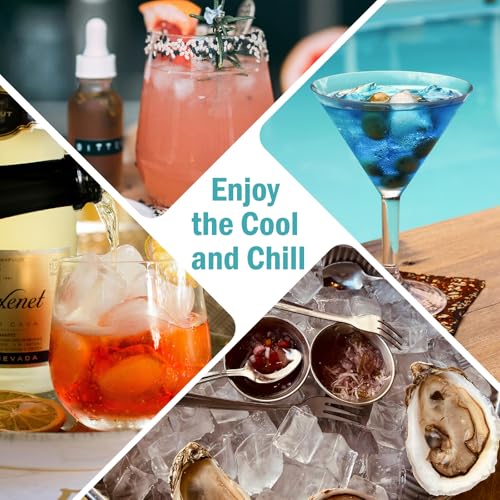 Classic 3 Pack Ice Cube Trays with Lid for Freezer, bendable Kit