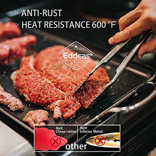 Smart Home Tongs For Cooking - Heat Resistant 600 Degrees Essentials