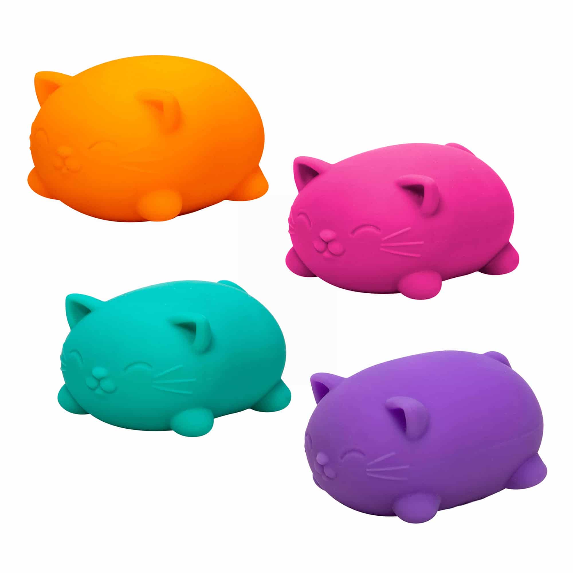 Adorable Character Cool Cats NeeDoh | Select Morning Crest - Purrfect Cat Squishy Character Stress Toy Detail