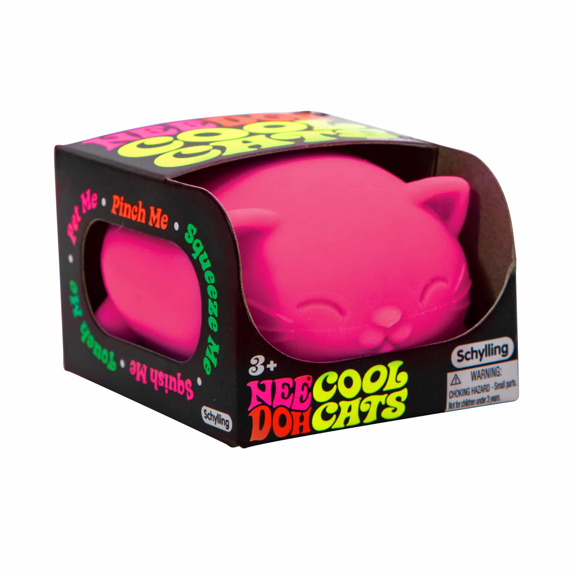 Adorable Character Cool Cats NeeDoh | Select Morning Crest - Purrfect Cat Squishy Character Stress Toy Detail