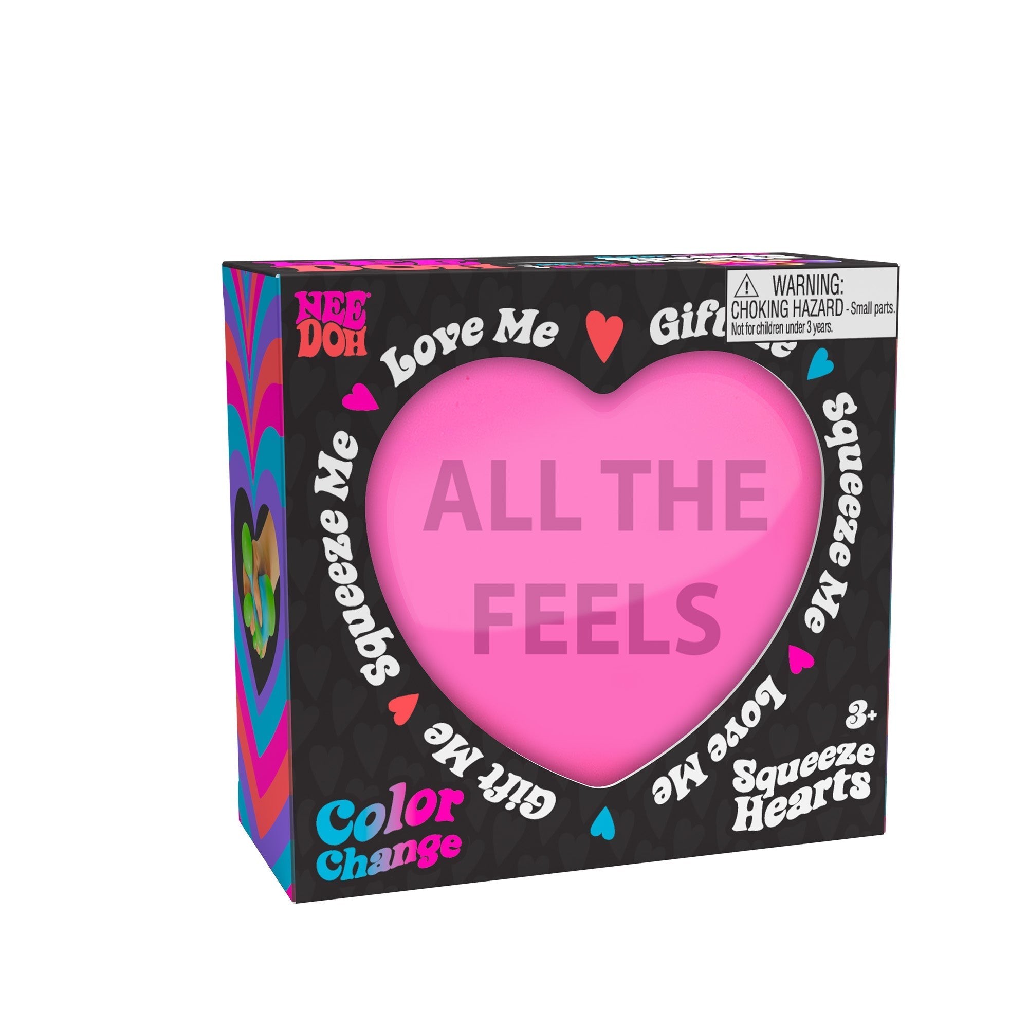 Fun Food Fidget NeeDoh Color Change Squeeze Heart | Reserve Opal Summit - Fun Food Fidget Cookie Squishable Toy Detail