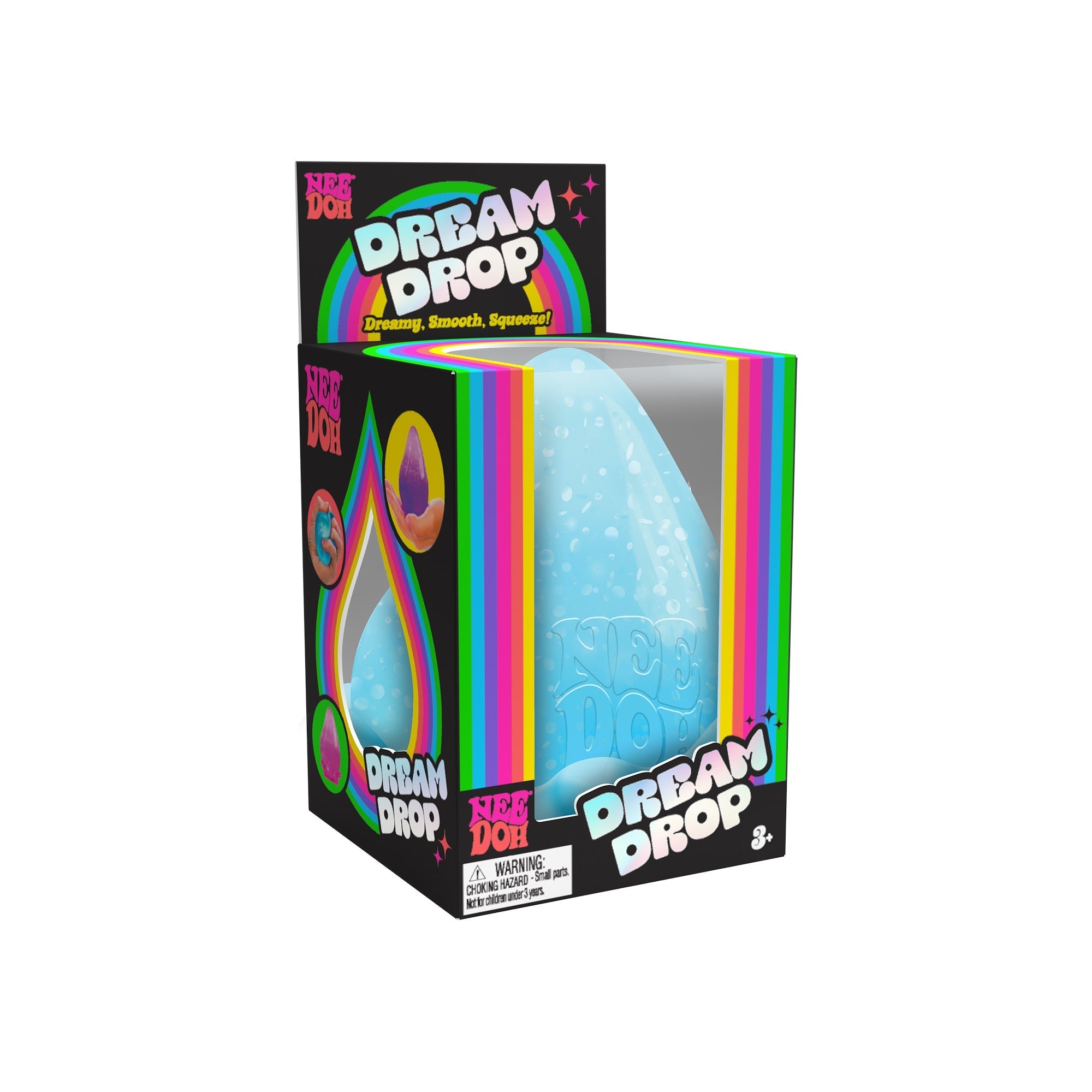 Playful Geometric NeeDoh Dream Drop | Select Linen Ridge - Deliciously Soft Cupcake Sensory Glob Detail