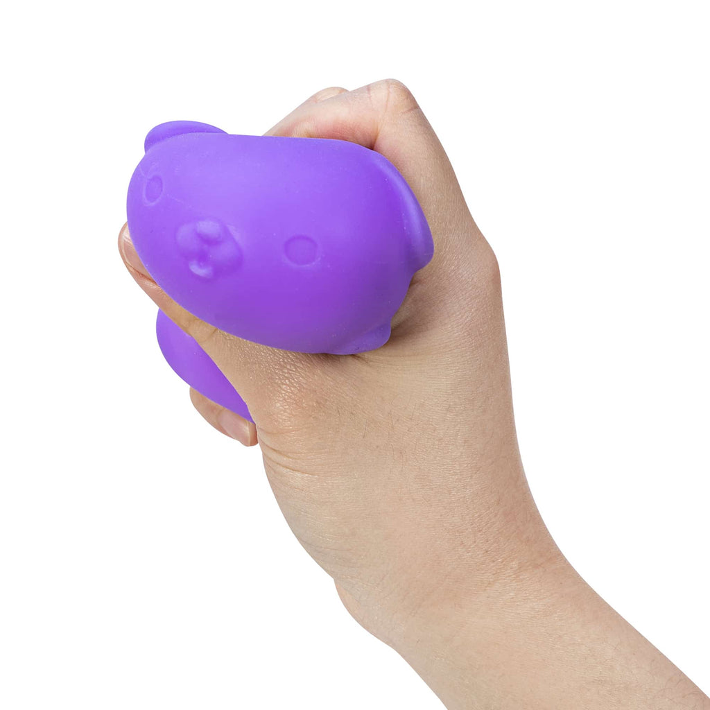 Purrfectly Squishy NeeDoh Funky Pup | Collection Canyon Shore - Purrfect Cat Squishy Character Stress Toy Detail