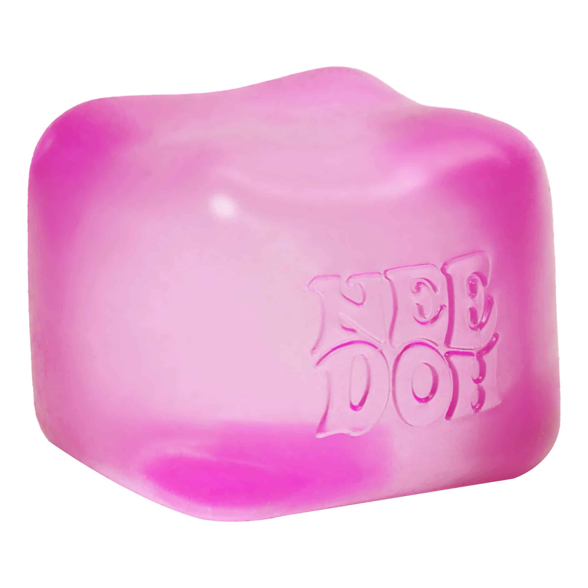 Ice-Cube Texture NeeDoh Nice Cube | Series Elm Bridge - Translucent Jelly Cool Cube Sensory Toy Detail
