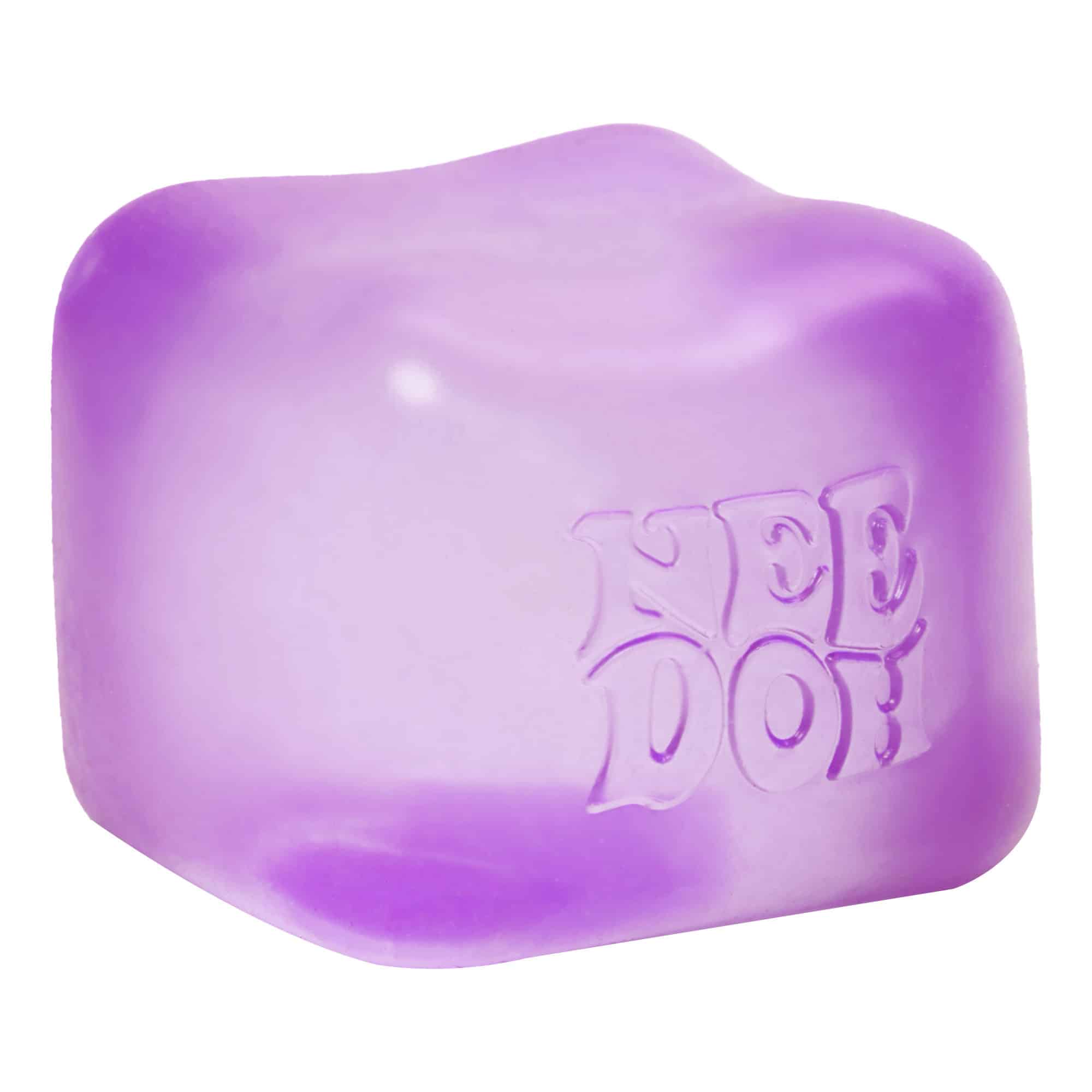 Ice-Cube Texture NeeDoh Nice Cube | Series Elm Bridge - Translucent Jelly Cool Cube Sensory Toy Detail