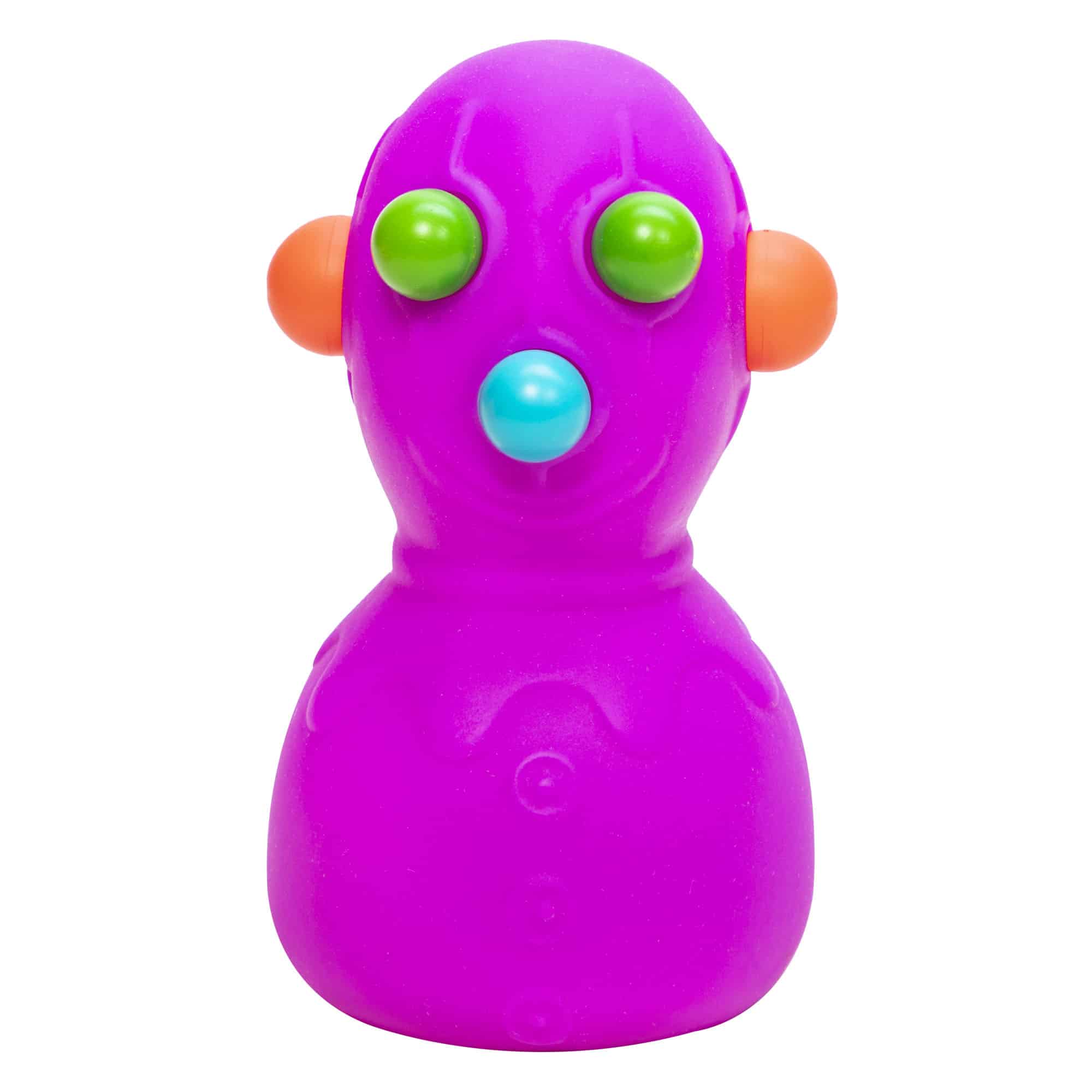 Fun Fidget Monster NeeDoh Panic Pete | Signature Seaside Bay - Collectible Shaggy Monster Squishable Toy Detail