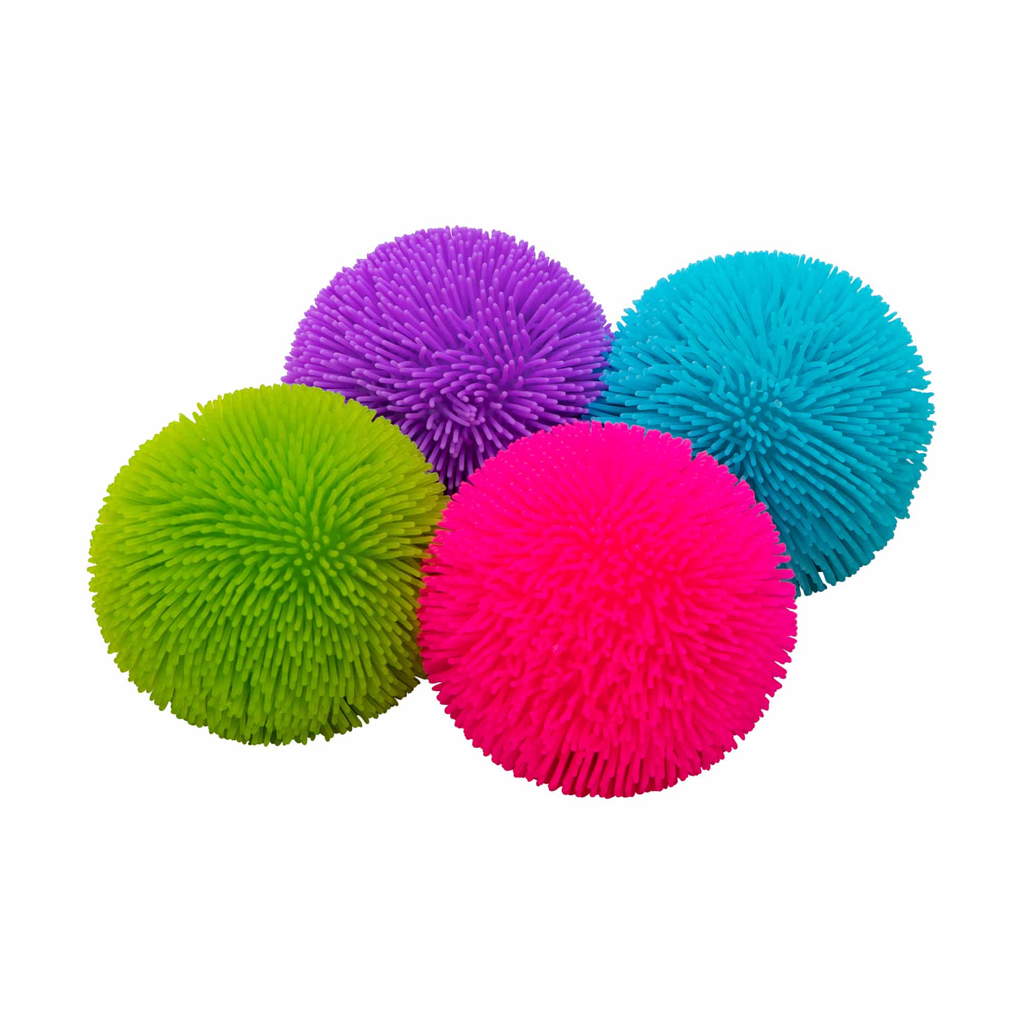 Spiky Ribbed Shaggy NeeDoh | Collection Winter Creek - Fuzzy Flocked Textured Sensory Fidget Ball Detail