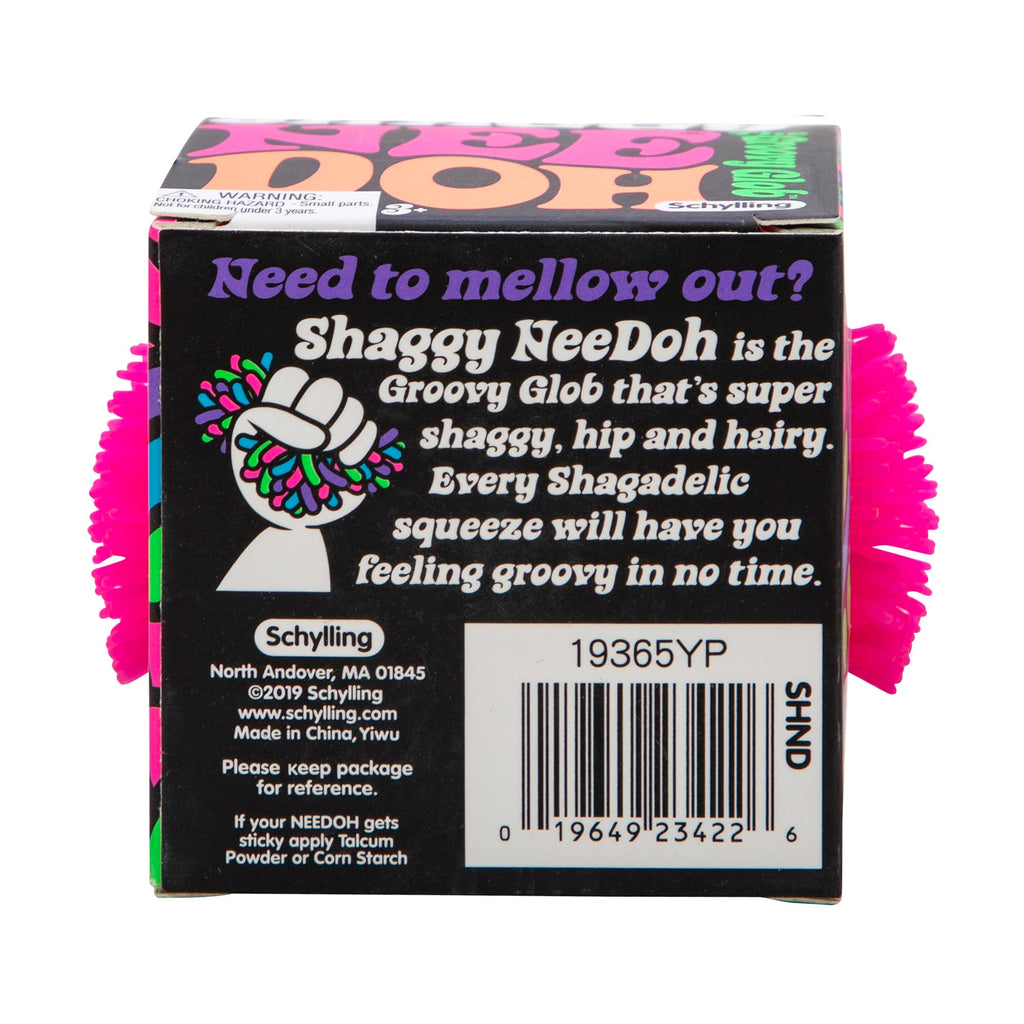 Spiky Ribbed Shaggy NeeDoh | Collection Winter Creek - Fuzzy Flocked Textured Sensory Fidget Ball Detail
