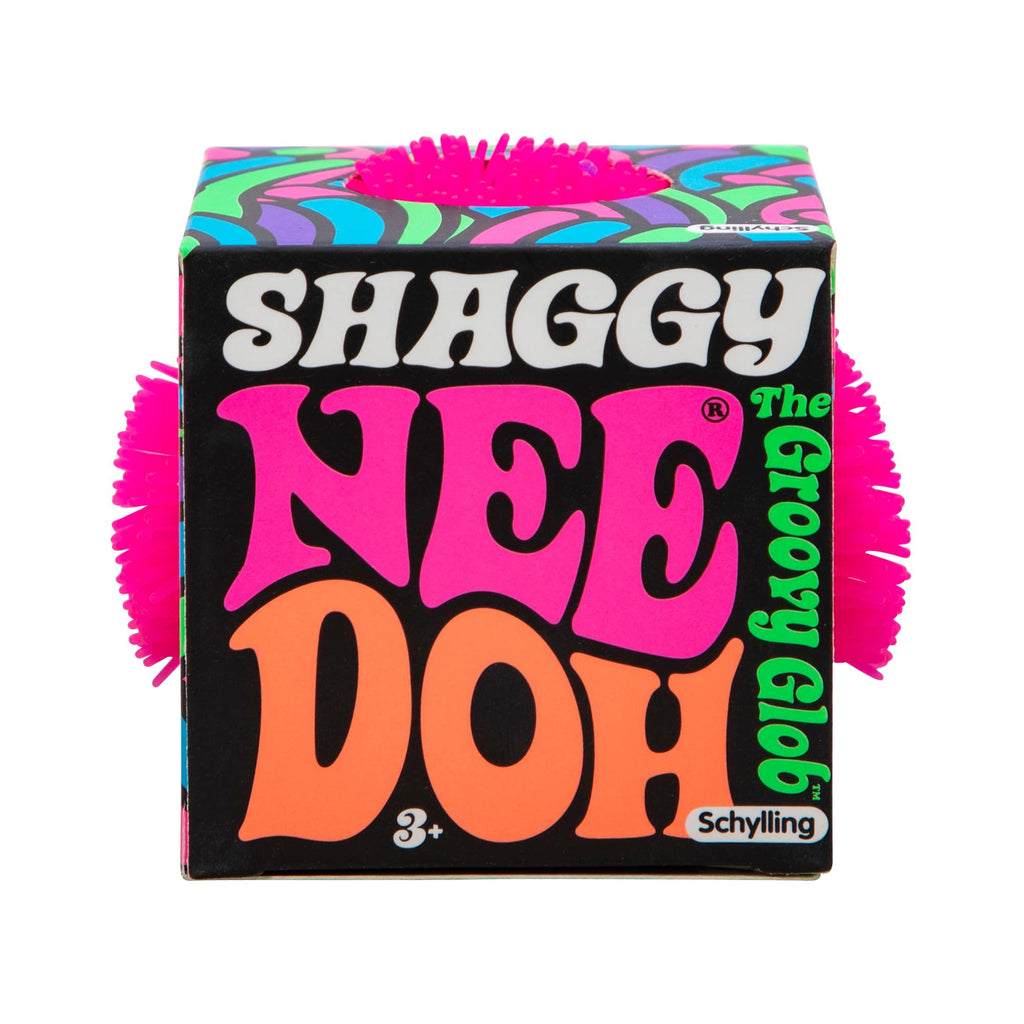 Spiky Ribbed Shaggy NeeDoh | Collection Winter Creek - Fuzzy Flocked Textured Sensory Fidget Ball Detail