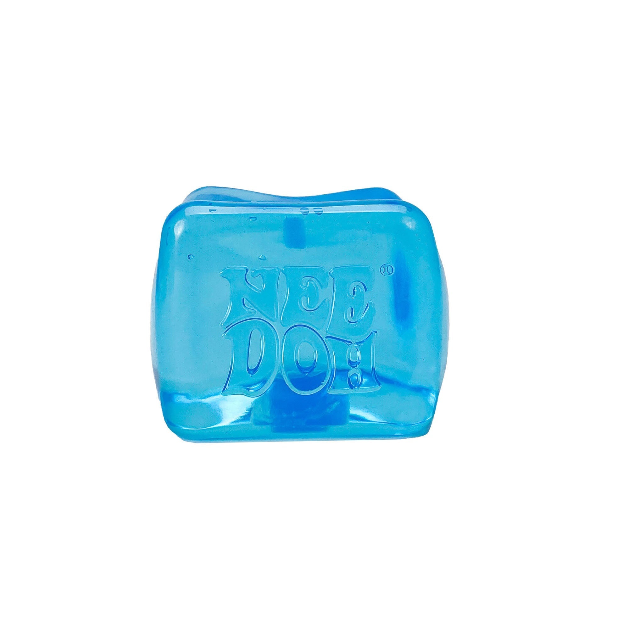 Squishable Nice Cube NeeDoh Nice Berg | Reserve Oak Hollow - Nice Cubes Clear Satisfying Crunch Stress Toy Detail