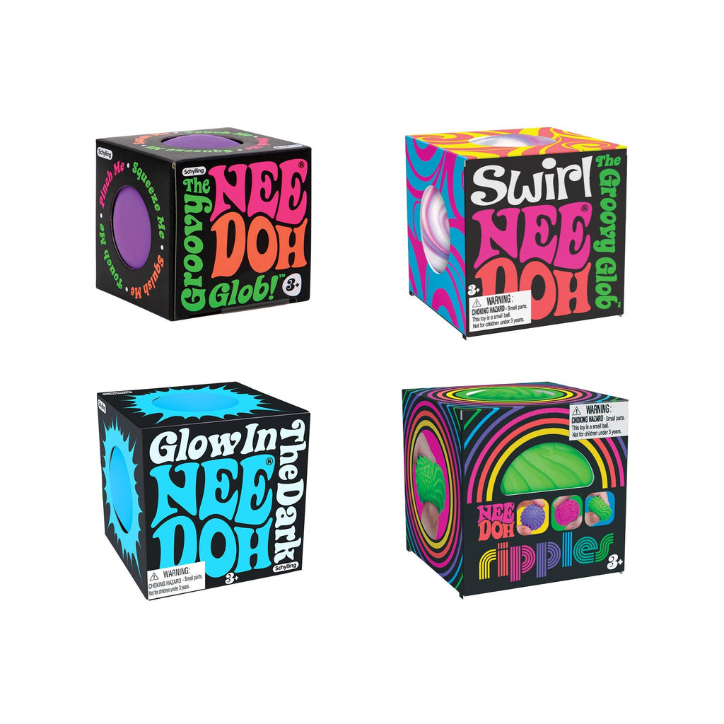 Multi-Pack Value NeeDoh Teenie Singles | Select Clover Shore - Micro Squishy Sensory Balls Multi-Pack Value Detail